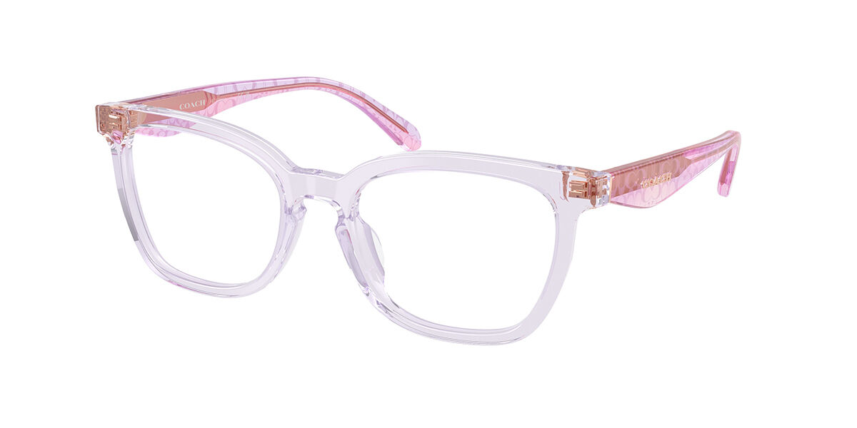 Coach HC6288U 5936 Firkantet Transparent Iris Purple briller ...